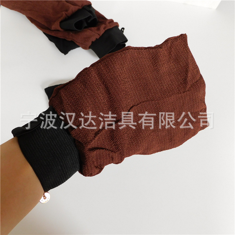 Guantes de baño de arena gruesa guantes de baño espalda frotar guantes de lodo guantes de baño