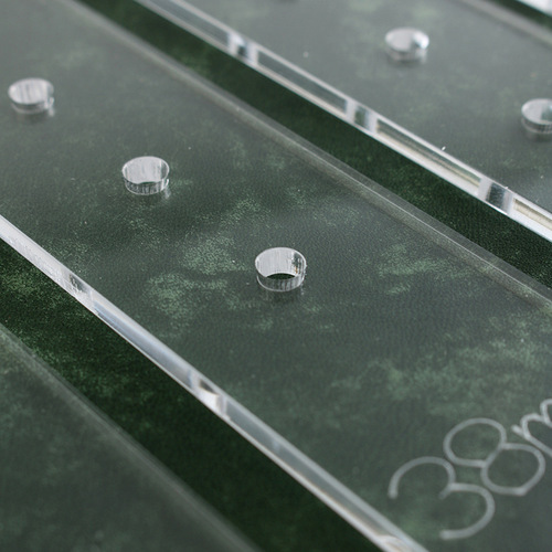 Belt punching positioning template vegetable tanned belt fixed hole plate positioning plate acrylic version 5 models