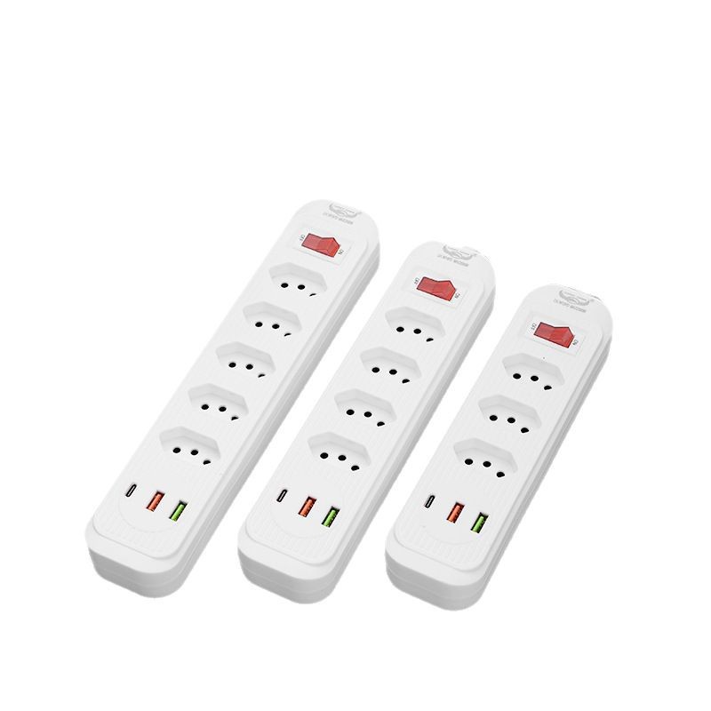 Interruptor de sobrecarga opcional de América del Sur con indicador de luz Estándar brasileño enchufe tri-circular enchufe enchufe enchufe enchufe