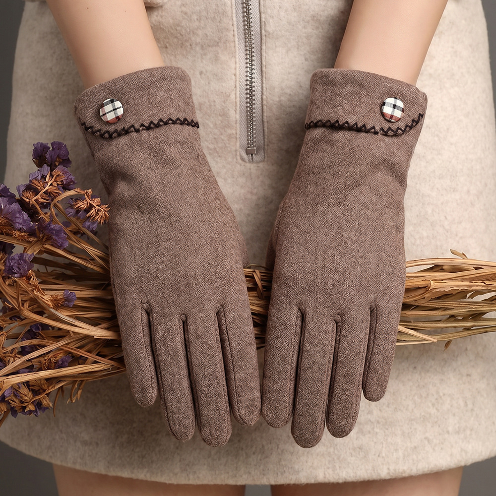 Guantes Térmicos de Felpa para Mujer de Poliéster Antideslizante, Pantalla táctil, Térmico para Ciclismo y Uso Exterior image 34