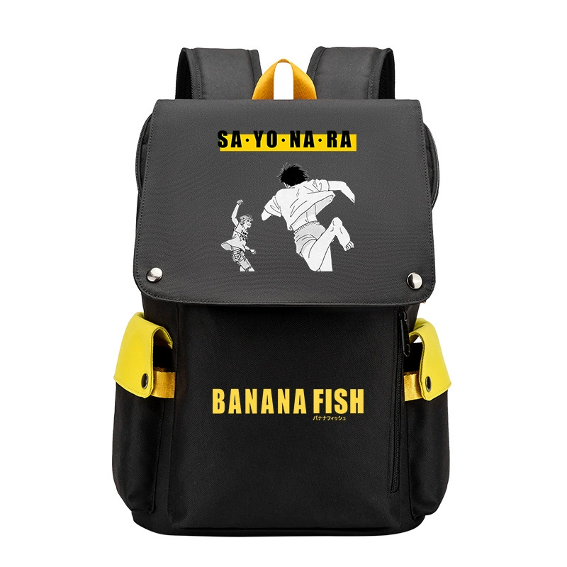 Банановые рыбки Banana Fish, бойцовская борьба, помощь студенту, рюкзак мужской, карикатурный большой объём школьный ранец