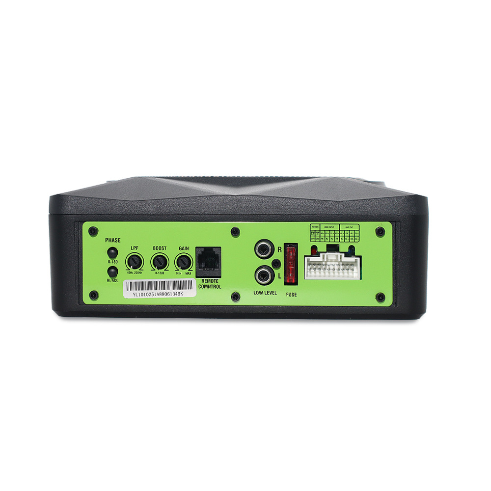 Car Subwoofer All-In-One Unit, Lossless Modified Audio Amplifier, High-Fidelity Car Audio Processor, Active Subwoofer