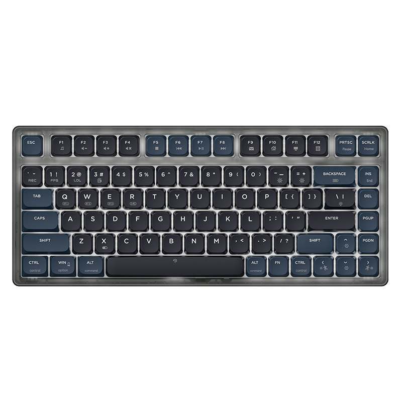 Heijue AK832PRO カラー スクリーン有線 Bluetooth 2.4 3 モード メカニカル キーボード ガスケット構造低軸 PBT キーキャップ|undefined