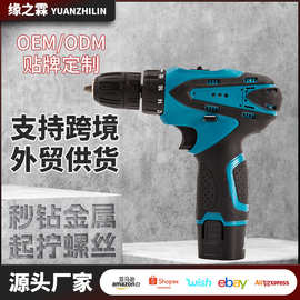 跨境新款电钻锂电电动螺丝刀多功能德伟手电钻家用电动工具套装