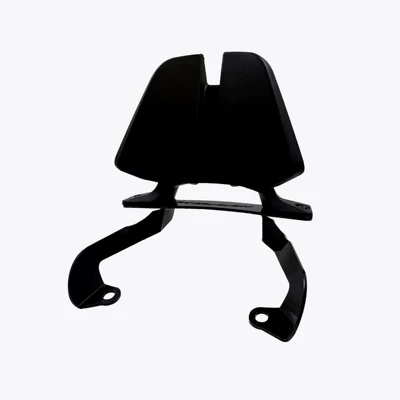 Suitable for 25 Honda Ns150Gx Rear Backrest Modified Passenger Comfort Lumbar Support Cushion Rear Seat Rear Lumbar Support (Motorcycle tail) - black-bracket-ns150gx-modified-rear-backrest
