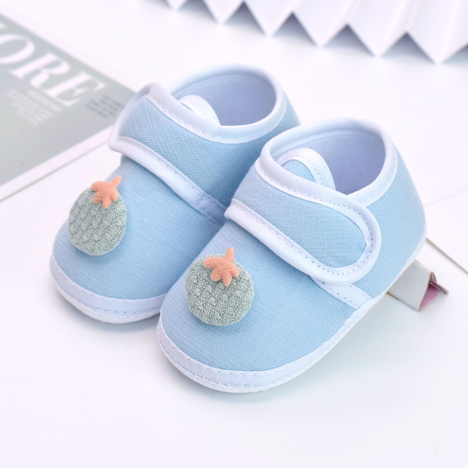 Zapatos de niño de fondo suave primavera y otoño zapatos de tela de bebé para niños y niñas 0 a 6-7-8-9-12 meses zapatos de bebé zapatos de recién nacido