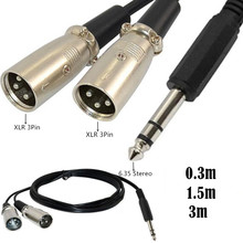 6.35mm�D�p���r��TRSһ�ֶ����l������о���B2XLR�����B�Ӿ�