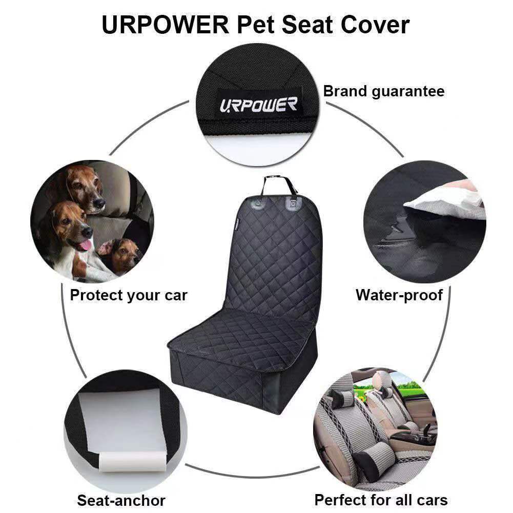 Front Seat Car Pet Supplies, Full-Coverage Car Seat Cushion, Dog Mat, Thickened Pet Pad, Reinforced Single Seat for Passenger Side