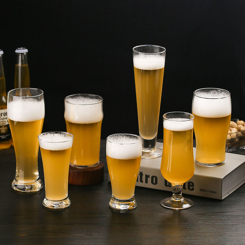 Factory thickened Bilson craft beer glass transparent glass products…