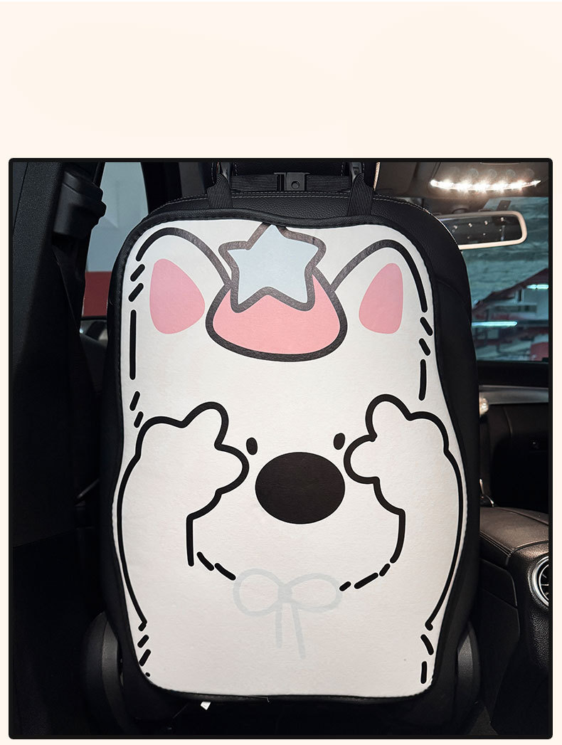 New Model Anti-Kick Backrest Pad for Car Seats, Universal Anti-Dirt Protective Pad for Interior Use, Rear Seat Anti-Wear Pad