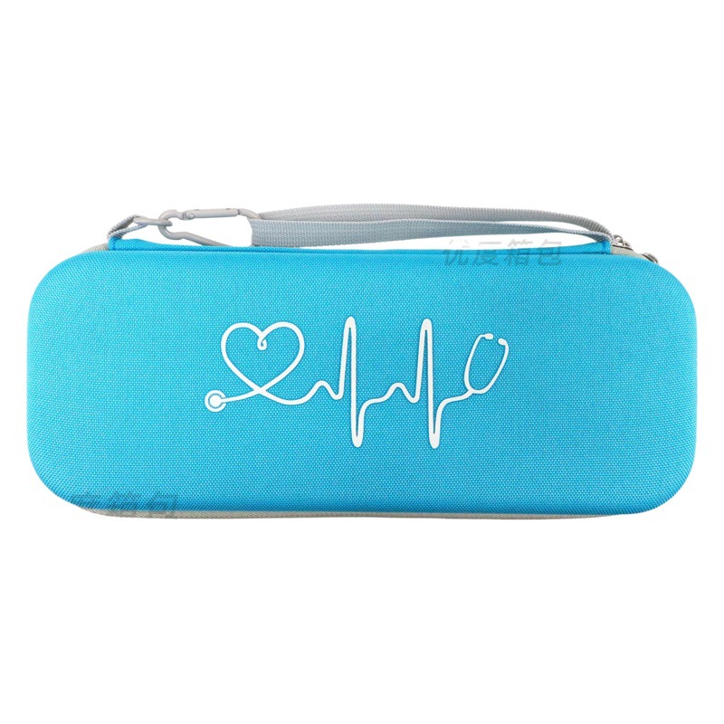 Bolsa de estetoscopio portátil estetoscopio multifunción eva bolsa de almacenamiento caja de almacenamiento de carcasa dura bolsa de almacenamiento de estetoscopio