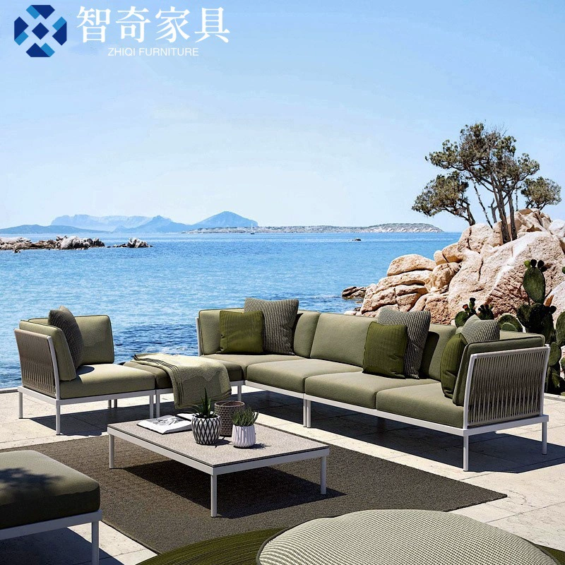 Открытый Канатный диван Отель Вилла Патио Курорт Фермерский дом Водонепроницаемый солнцезащитный крем Высококачественная мебель для отдыха