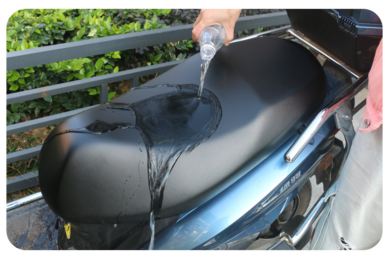 Electric Car Motorcycle Cushion Cover Waterproof Sunscreen Rainproof Thickened Leather Battery Car Cushion Cover Universal Cushion Cover