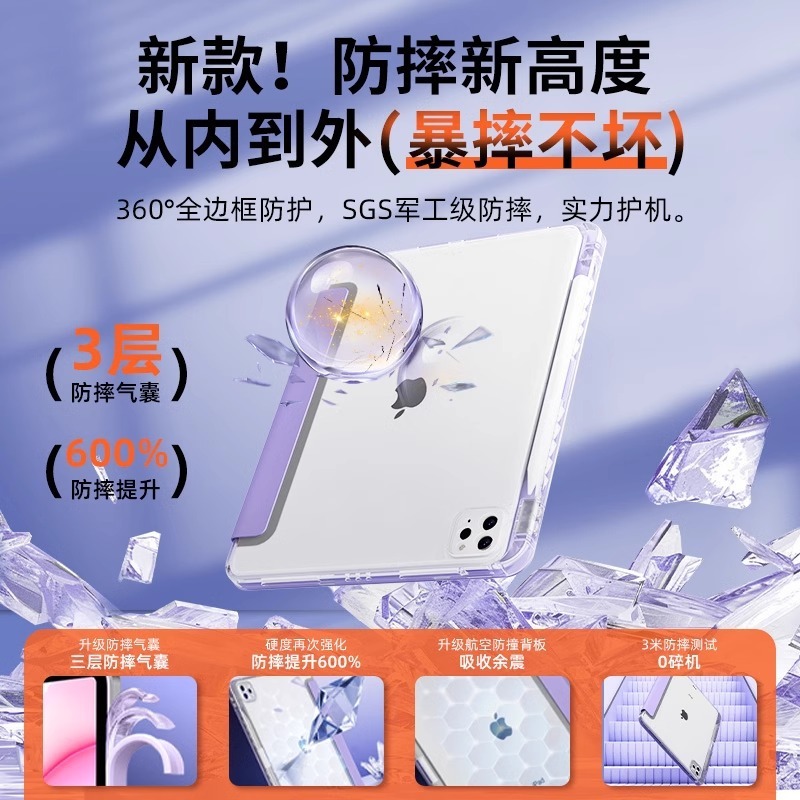 Xiaomi タブレット 7 保護ケース、ペンスロット付き 11.2inch タブレット 5 シェルアクリル 6SPro 12.4 レザーケースに適しています。|undefined