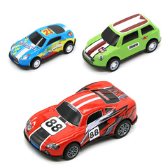 Children's toy car alloy race car backspin mini car kindergarten gift for boys wholesale stall display