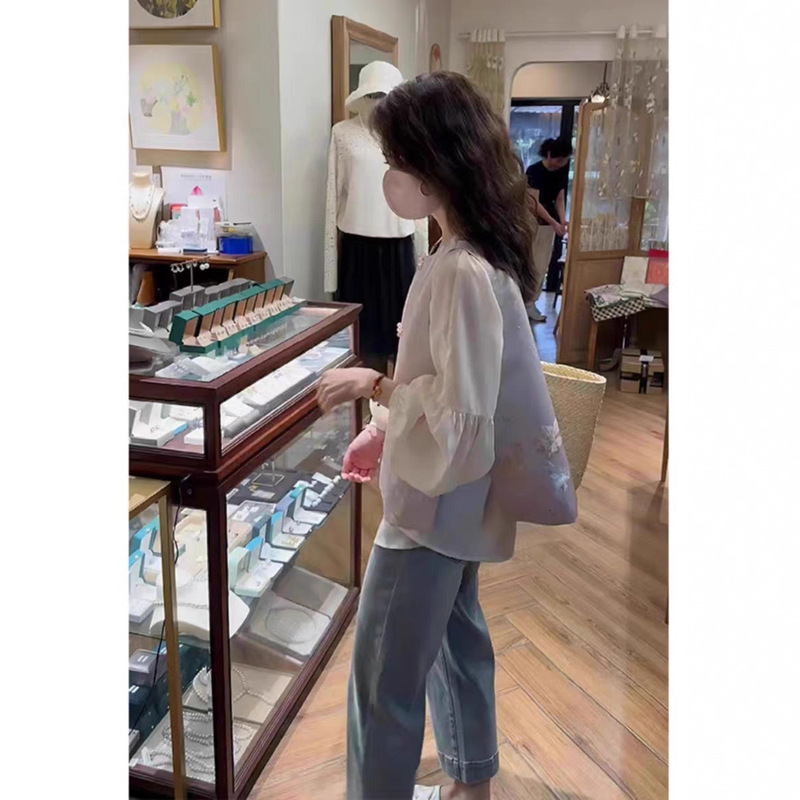 春季国风新中式马甲圆领马夹女春秋复古改良唐装坎肩时尚新款上衣|undefined