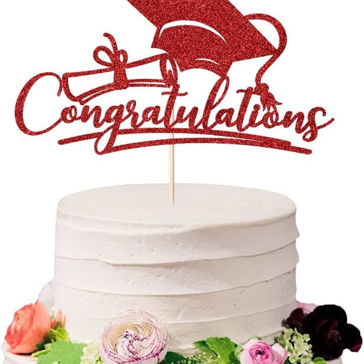 Transfronterizo 2024 nuevos productos temporada de graduación fiesta temática decoración de pasteles inserción de tarjetas felicitaciones decoración de pasteles de graduación