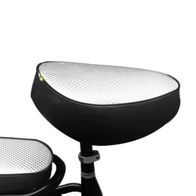 Electric car cushion for All Seasons, Sun Protection and - silver-square-diamond-front-seat-cover-black-edge-teeth