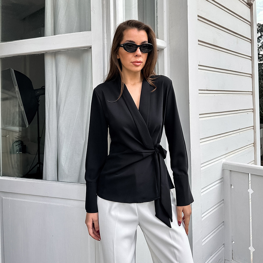 Slim V Neck Jacket Image 3