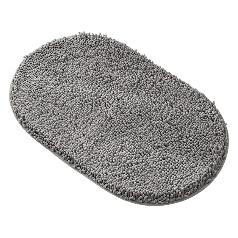 Alfombra de piso de baño alfombra de baño absorbente antideslizante alfombra de color sólido simple alfombra