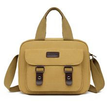 新款男斜挎包简约百搭商务通勤公文包外贸舒适耐磨轻便大容量潮流