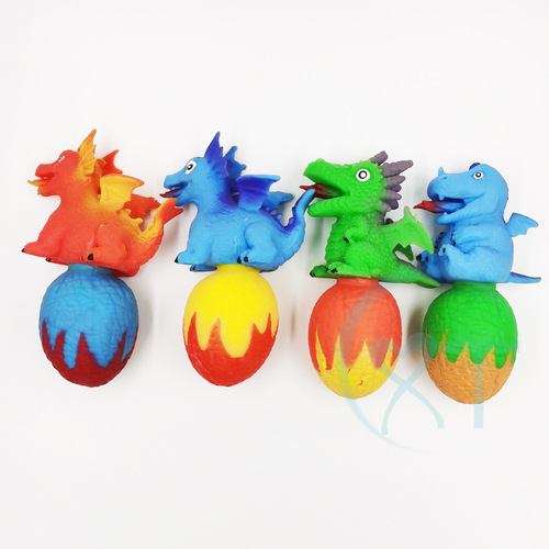 Creative new cartoon gift box flipping cute dinosaur egg pinch toy to relieve stress and vent wholesale manufacturer