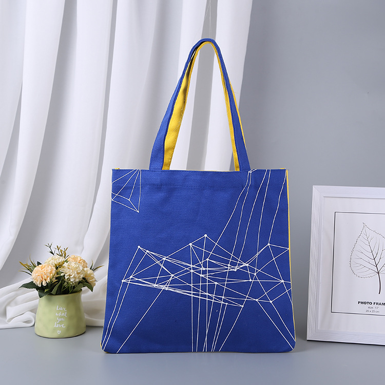 厂家批发学生单肩棉布袋定制彩印棉布袋批发广告帆布袋定做LOGO