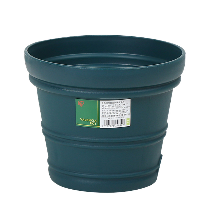 IRIS resina convexa patrón interior redondo maceta balcón jardín Rosa suculenta maceta