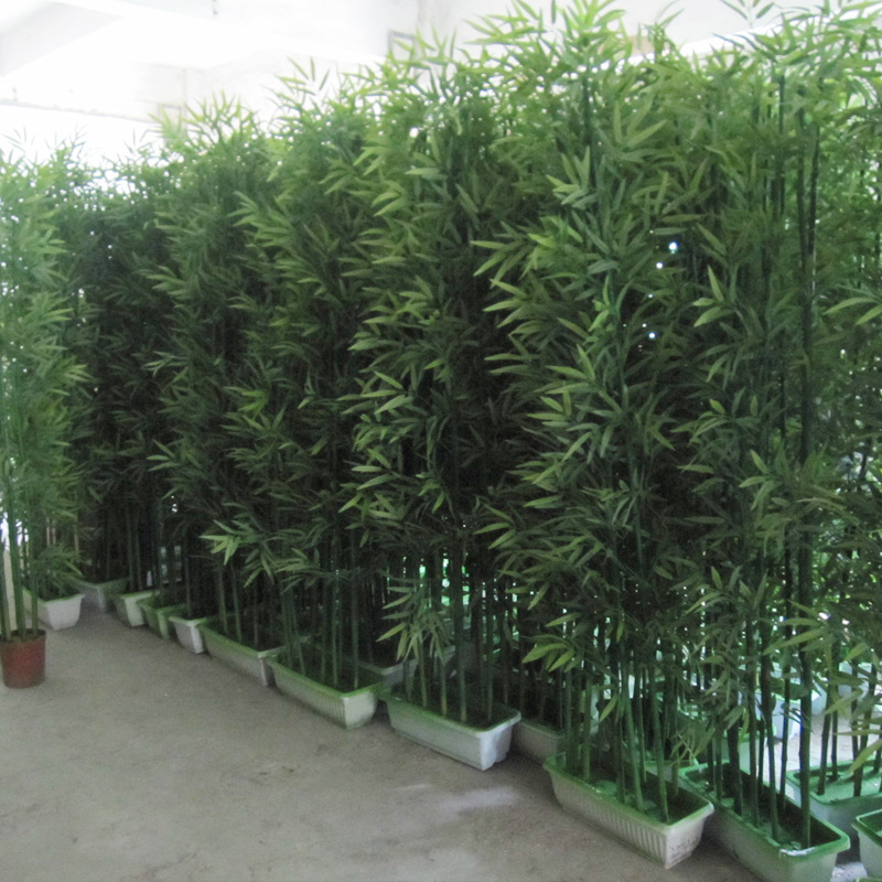 Simulación de plantas de bambú, decoración del hogar interior y exterior, paisajismo, plantas artificiales en macetas, decoración de jardín de hotel de bambú falso, plantas en macetas