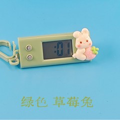 马卡龙迷你学生考试三角静音小挂表创意便携式数字钥匙扣电子表