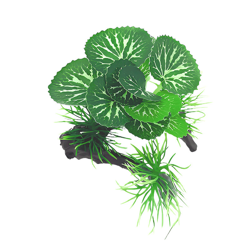 Nueva madera sumergida artificial plantas acuáticas pecera paisaje planta decoración acuario verde planta decoración suministro transfronterizo plantas acuáticas