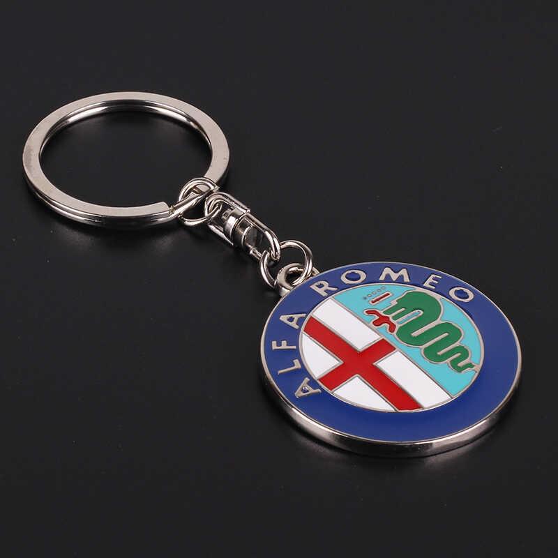 Cross-Border Internet Celebrity Metal Foreign Trade Car Keychain Accessories High-End Car Logo Keychain Lamborghini