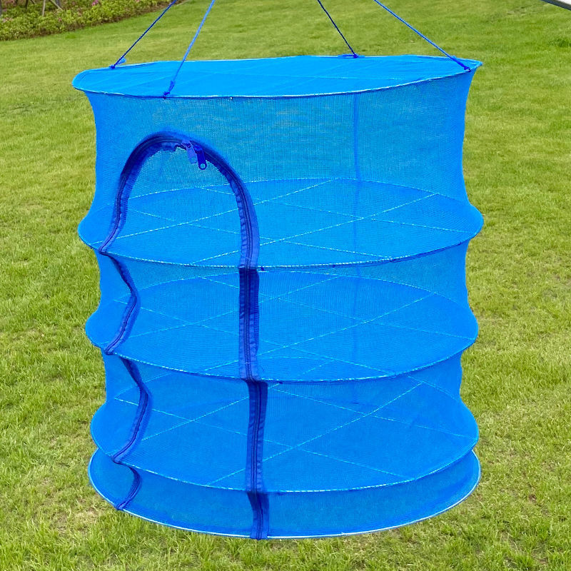 家用折叠晒鱼网阻隔蝇虫叮咬笼 晒干网晾晒地瓜萝卜菜干鱼干网