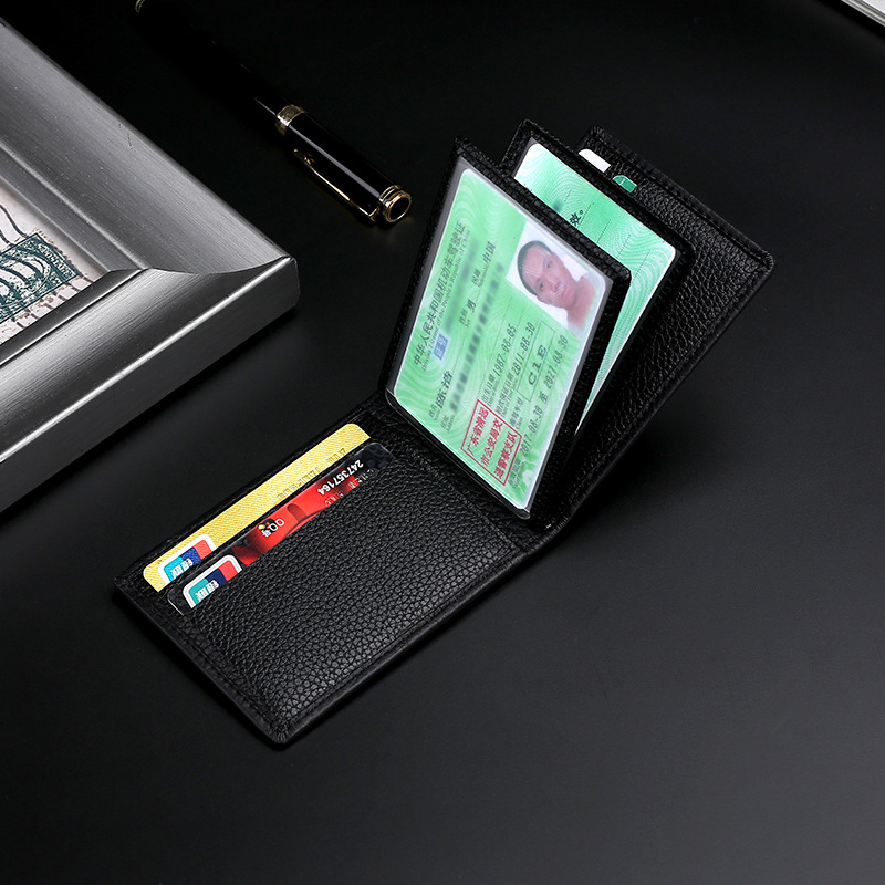 De gama alta primera capa de piel de vaca vehículo de motor licencia de conducir de cuero caso titular de Certificado de cuero logotipo del coche de metal titular de la licencia de conducir titular de la tarjeta bancaria