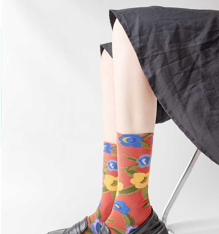 Women's Casual Squirrel Flower Cotton Ankle Socks A Pair display picture 1