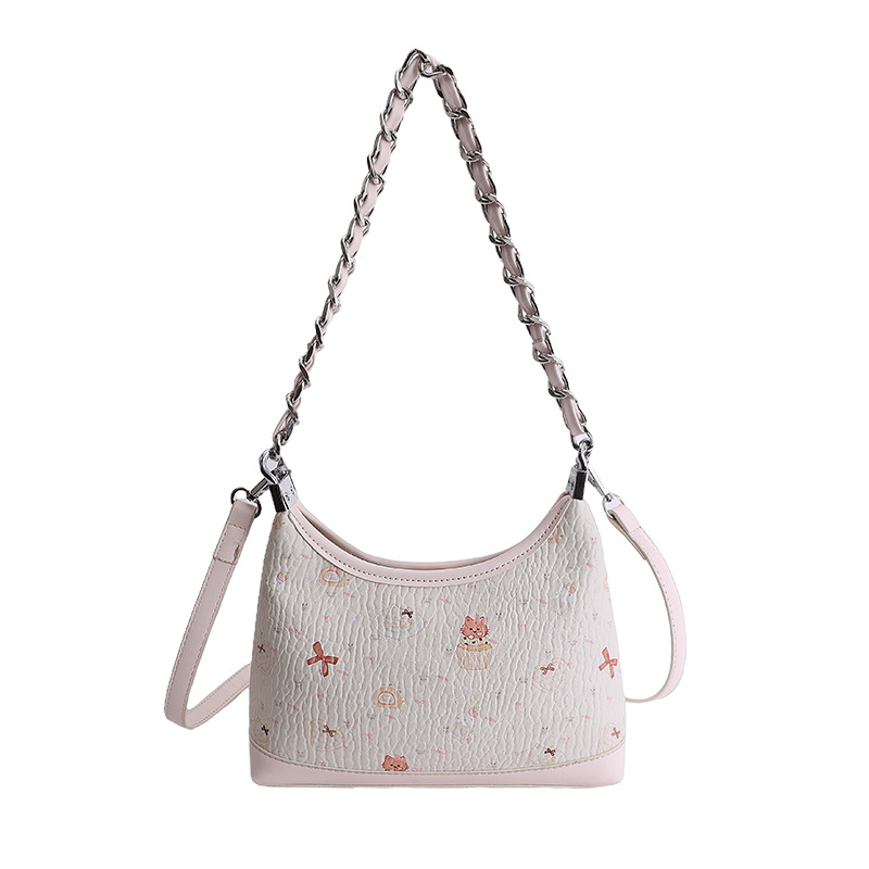 Corea del sur de la impresión de aire extranjero 2026 primavera nueva gran capacidad retro bolso de hombro de hombro bolso diario de mujer image 8