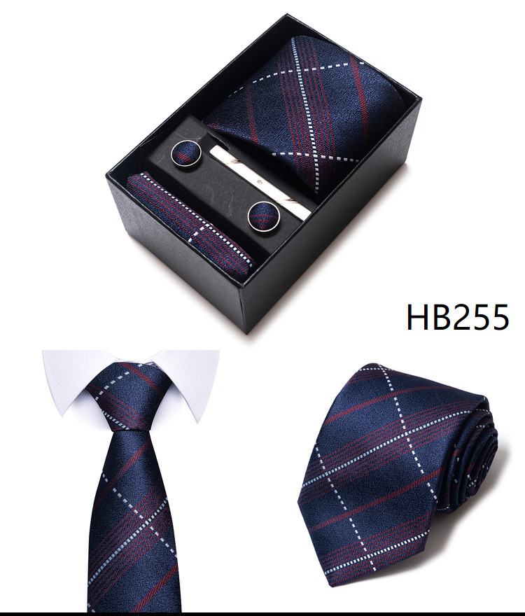 107g Weight Cufflinks, Lavalier, Tie Classification Polyester Yarn Material Geometric, Solid Color Pattern All Seasons Season Men's Gender Simple Style Style Simple Style Geometric Solid Color Polyester Yarn Men's Cufflinks Lavalier Tie 53