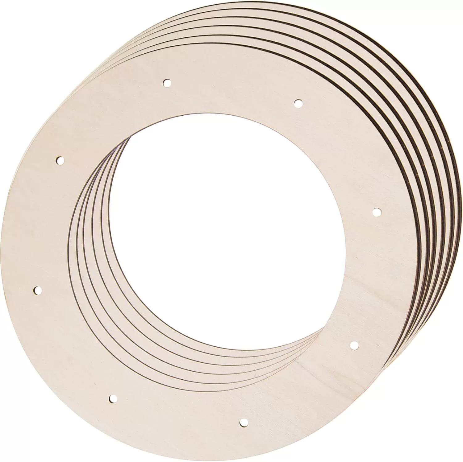 Ручной деревянный венок рамка незавершенный деревянный ремесленный цветочный обруч кольцо DIY рождественский венок деревянный венок