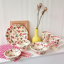 圣诞节礼物杯子陶瓷餐具套装马克杯女生大容量水杯生日礼物伴手礼