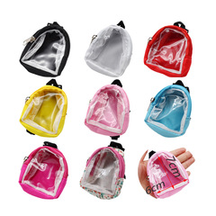 PVC stroller bag 6 points BJD 15-20cm cotton doll wearable bubble Mart blind box transparent backpack