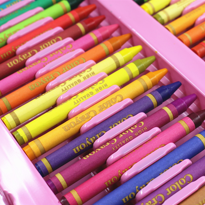 208 unidades pintura traje de pincel de color de los niños creativos traje de pluma estudiante con Marco de imagen soporte vacaciones recompensa caja de regalo