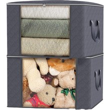 跨境超大被子收纳袋衣服整理袋多用途无纺布衣物搬家打包袋棉被袋