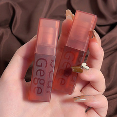 Gogo Bear Velvet Lip Glaze Velvet Soft Mist Matte Long-lasting Not Easy to Fade Lipstick Dropshipping for Student Party