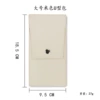 Large beige U -shaped bag (suitable for small brushes)