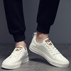 Summer white shoes, trend fashionable universal breathable sneakers, 2021 collection, Korean style, soft sole