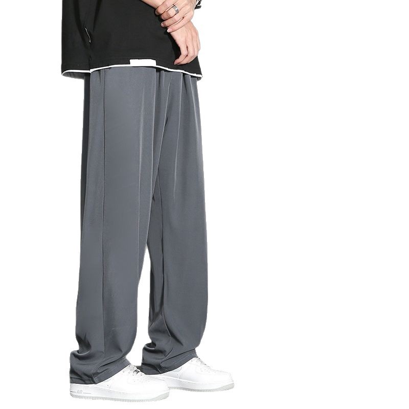 Pantalones de primavera transfronterizos para hombres, pantalones casuales rectos para hombres, pantalones de piernas anchas para hombres, pantalones deportivos para hombres