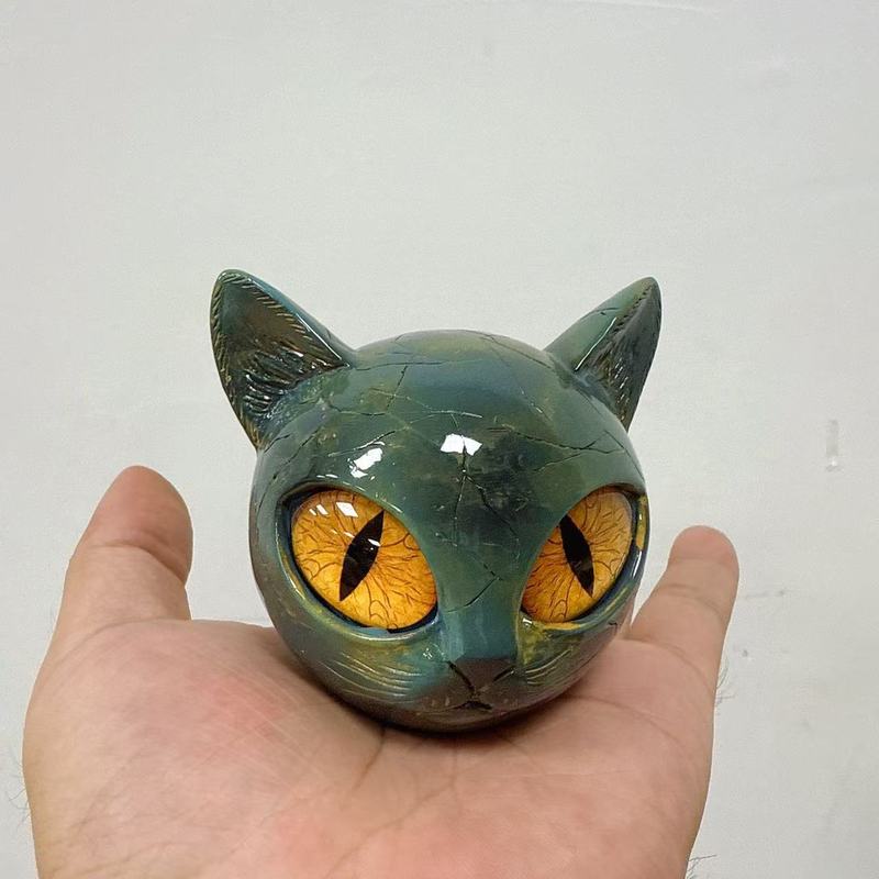 跨境新款树脂猫石|undefined