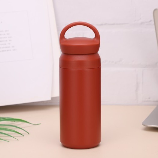 Comercio exterior nuevo 304 taza de café de acero inoxidable elemento japonés portátil doble tapa taza de regalo portátil al aire libre taza portátil