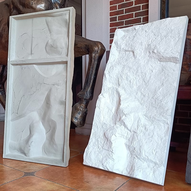 PU Mountain Rock pared de fondo pared interior y exterior ladrillo sala de estar villa solárium poliuretano piedra de imitación ligera piedra cultural de cuero