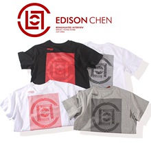 2023夏季潮牌陈冠希短袖纯棉限定中国印爆款港风男女t恤情侣宽松
